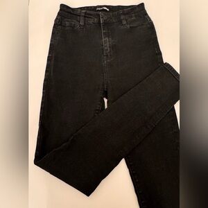 Fashion Nova Classic Black Women's 11” High rise 30.5 Inseam Skinny Jeans Size 3